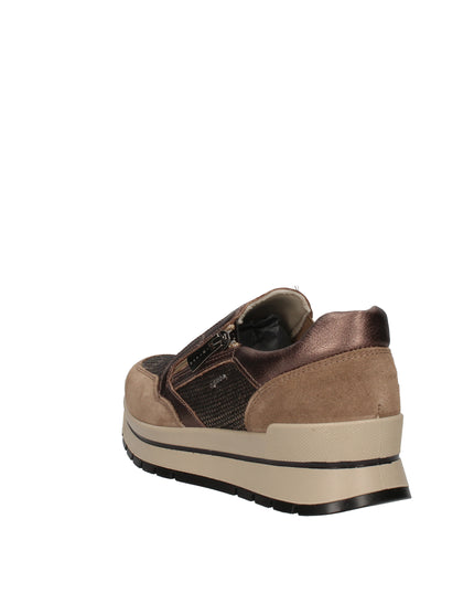 Igi&co sneakers slip on in pelle con zip