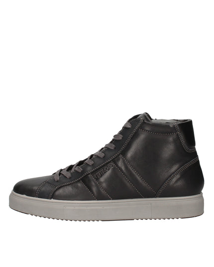 Igi&co sneakers alte in pelle con zip laterale