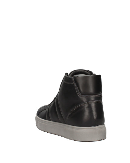 Igi&co sneakers alte in pelle con zip laterale