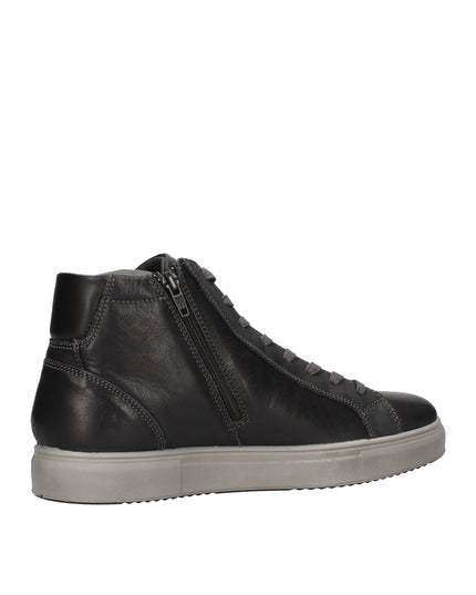 Igi&co sneakers alte in pelle con zip laterale