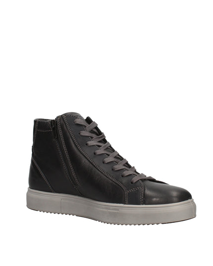 Igi&co sneakers alte in pelle con zip laterale