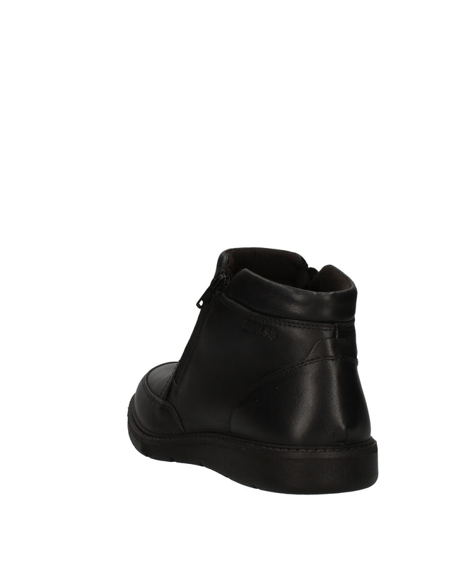 Enval Soft stivaletti in pelle con zip