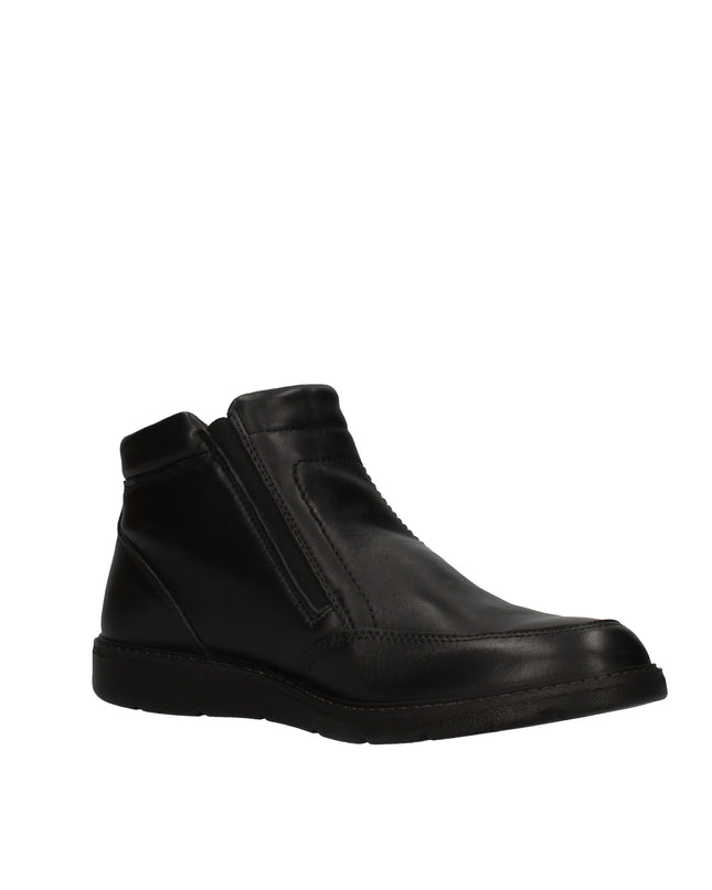 Enval Soft stivaletti in pelle con zip