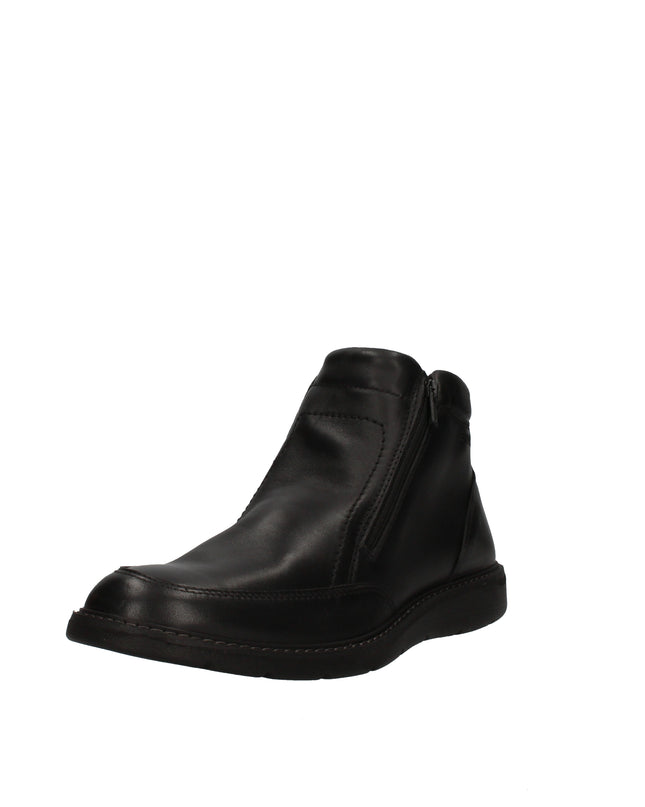 Enval Soft stivaletti in pelle con zip