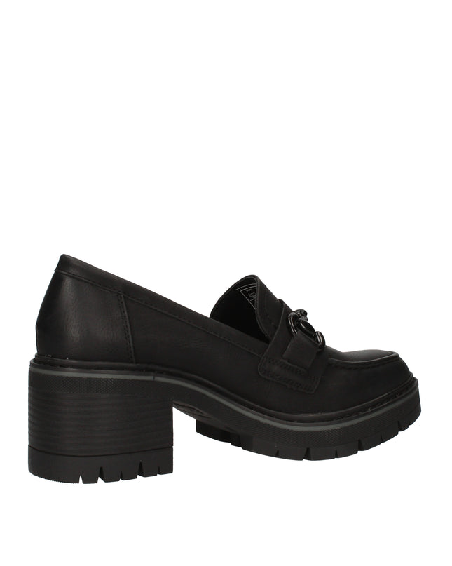 Refresh mocassini con tacco a blocco