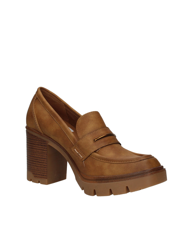 Refresh mocassini con tacco a blocco