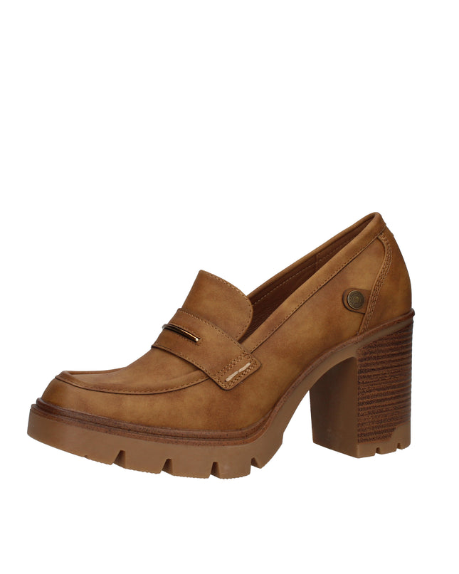 Refresh mocassini con tacco a blocco