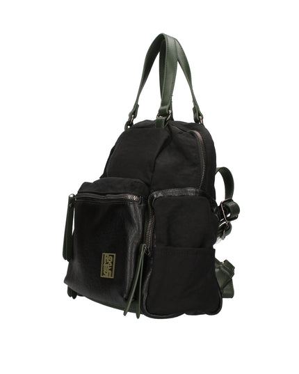 Refresh zaino in nylon e pelle