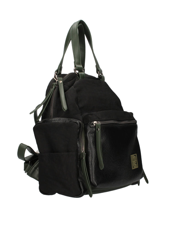 Refresh zaino in nylon e pelle