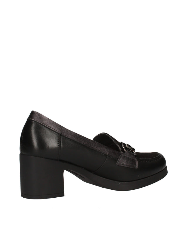 Pitillos scarpe in pelle con tacco a blocco