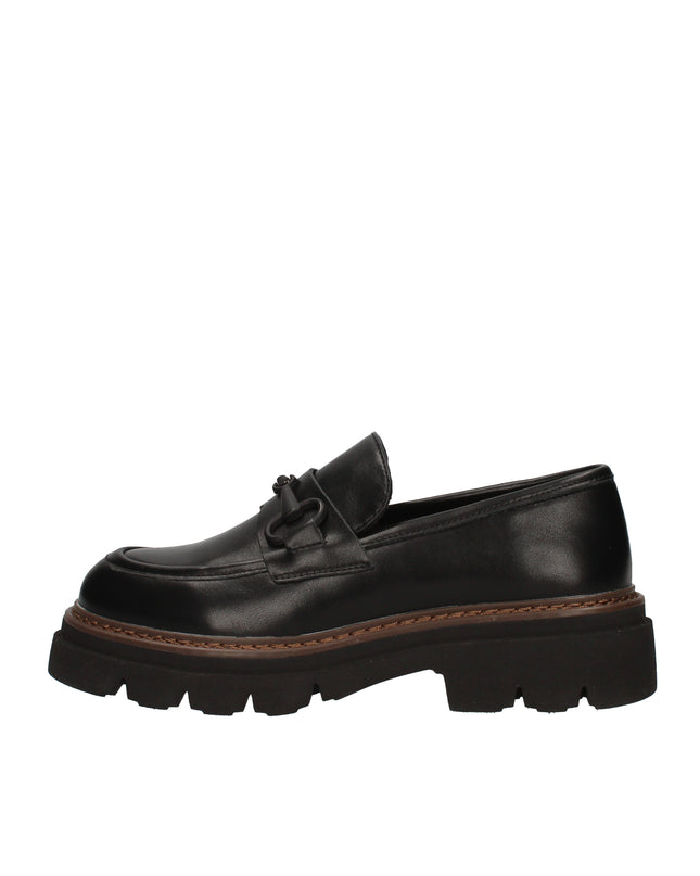 Cinzia Soft mocassini in pelle con suola carrarmato