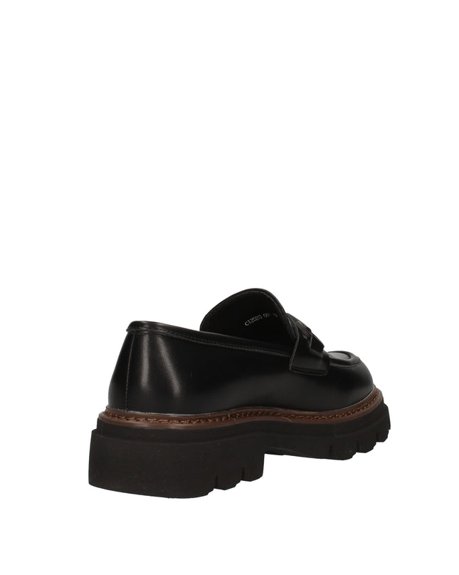 Cinzia Soft mocassini in pelle con suola carrarmato