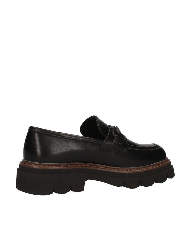 Cinzia Soft mocassini in pelle con suola carrarmato