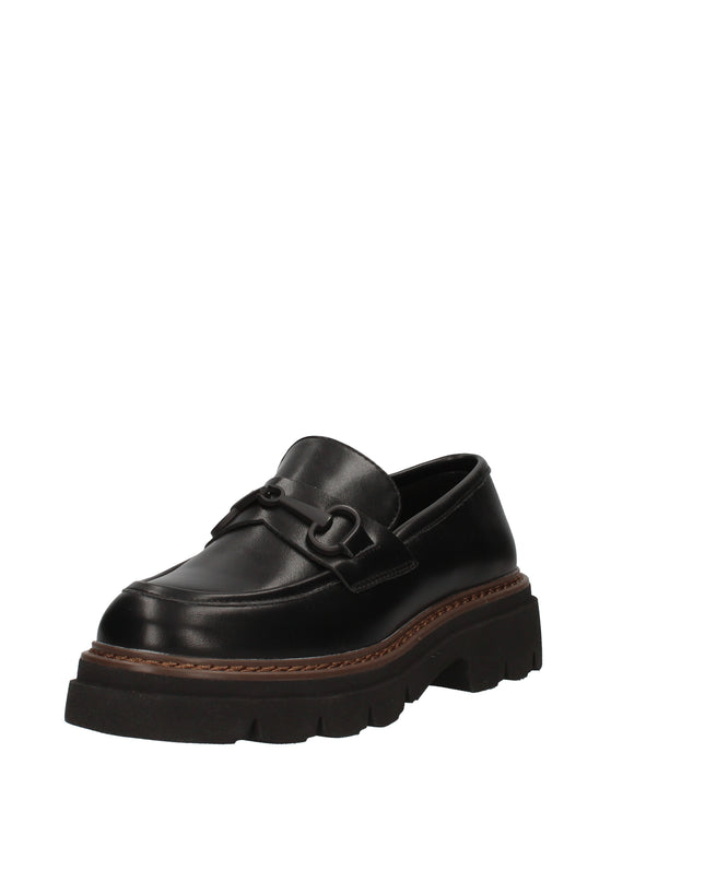 Cinzia Soft mocassini in pelle con suola carrarmato