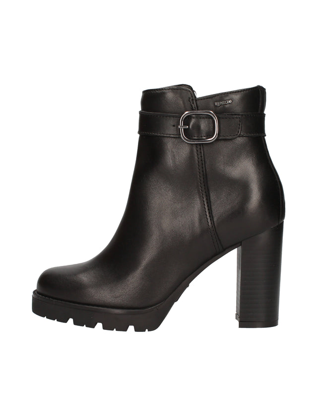 Igi&co stivaletti con tacco effetto legno