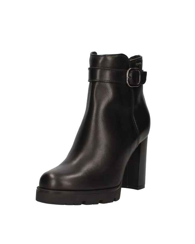 Igi&co stivaletti con tacco effetto legno