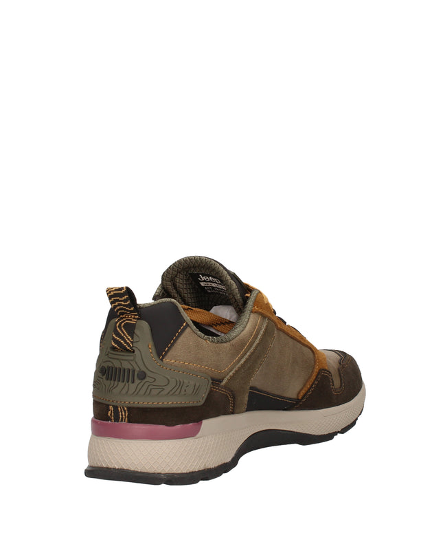 Jeep Ontario sneakers in pelle con zip laterale