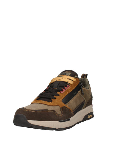 Jeep Ontario sneakers in pelle con zip laterale