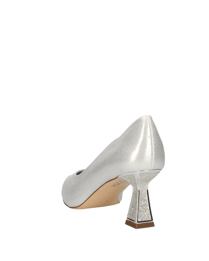 Menbur dècolletè con tacco a clessidra glitterato