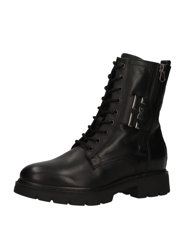 Nero Giardini anfibi con fibbia decorativa