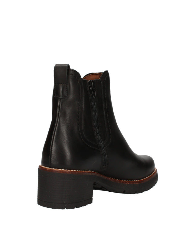 Pitillos stivaletti chelsea con tacco a blocco e zip laterale