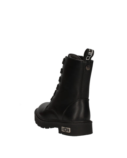 Cult anfibi in pelle con zip laterale
