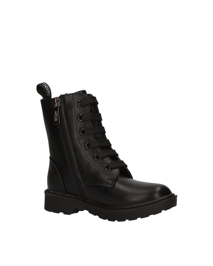 Cult anfibi in pelle con zip laterale