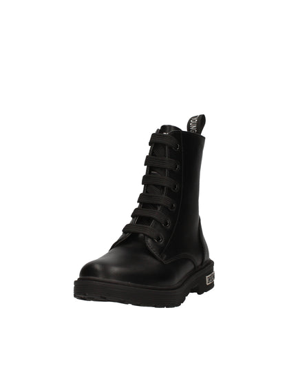 Cult anfibi in pelle con zip laterale