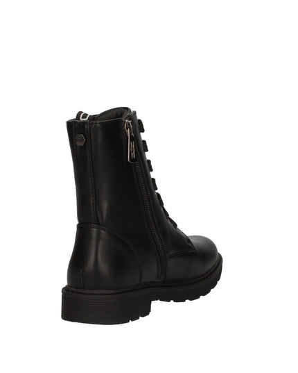 Cult anfibi in pelle con zip laterale