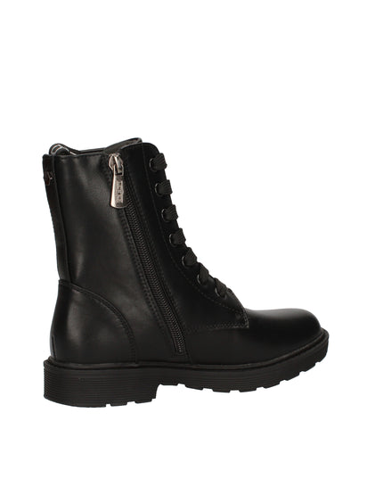 Cult anfibi in pelle con zip laterale