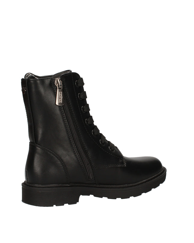 Cult anfibi in pelle con zip laterale