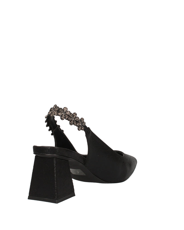 Menbur decolletè con cinturino in tessuto laminato con dettagli luminosi