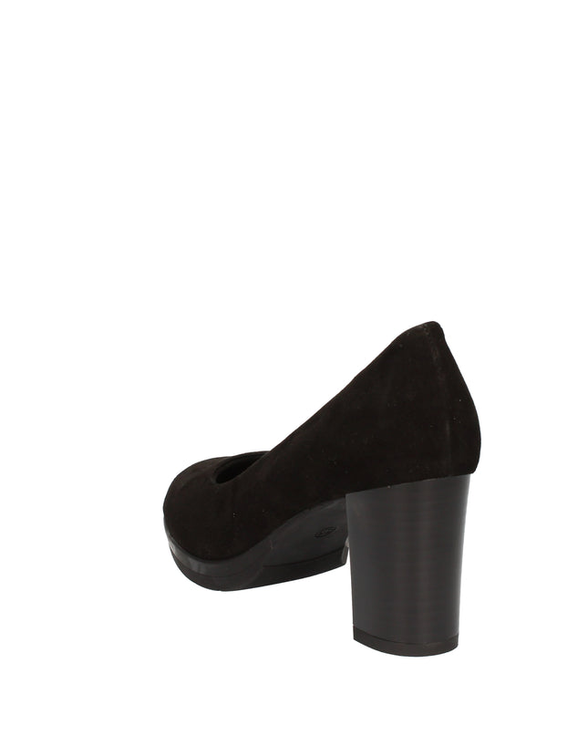 Cinzia Soft Décolleté nero in camoscio