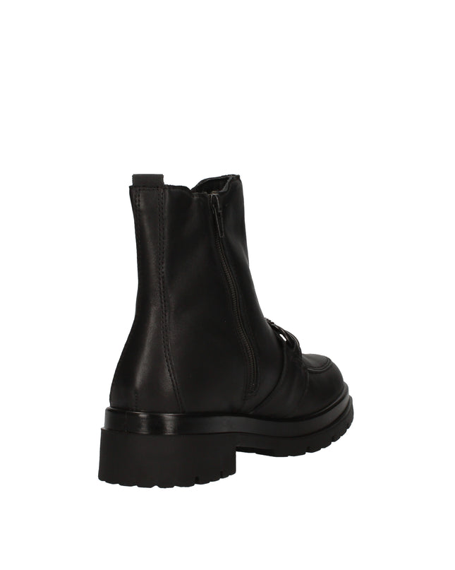 Enval Soft stivaletti in pelle con catena decorativa