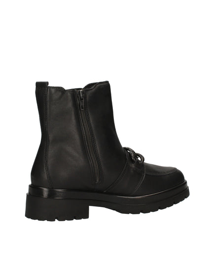 Enval Soft stivaletti in pelle con catena decorativa