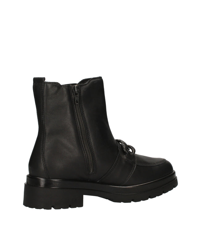 Enval Soft stivaletti in pelle con catena decorativa