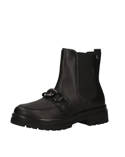 Enval Soft stivaletti in pelle con catena decorativa