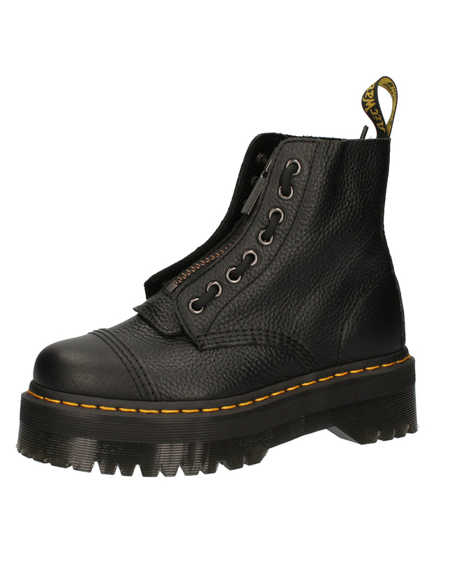 Dr. Martens Sinclaire Anfibi in pelle martellata