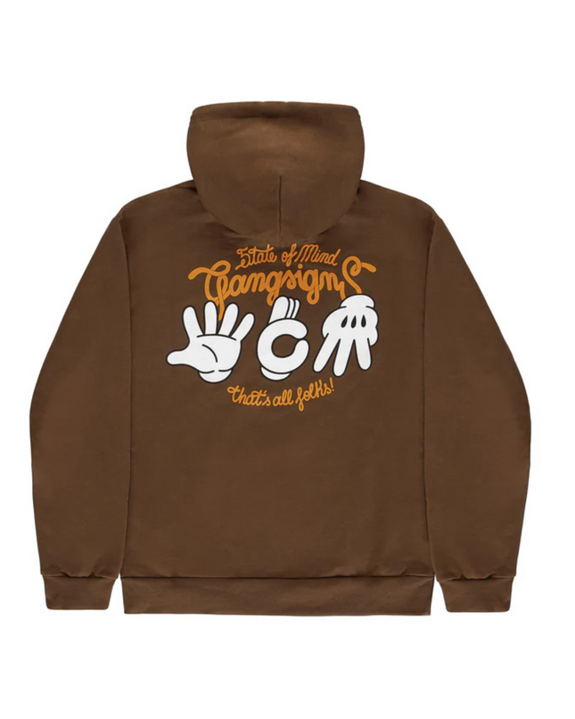 5TATE OF MIND Felpa con cappuccio "Gang Signs"