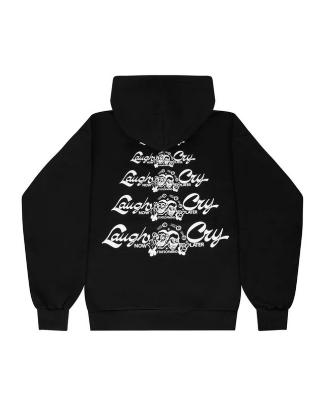 5TATE OF MIND Felpa con cappuccio "Laugh Now Cry Later"