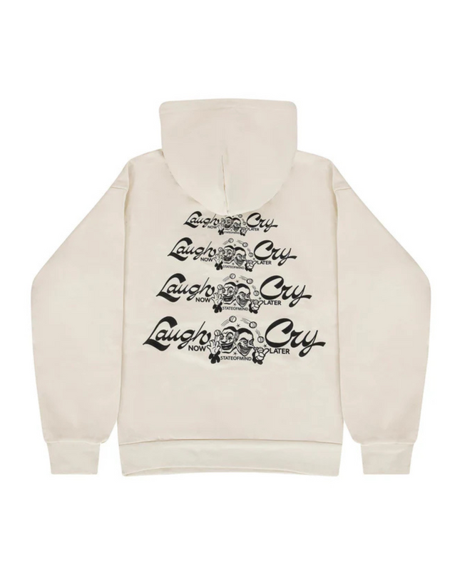 5TATE OF MIND Felpa con cappuccio "Laugh Now Cry Later"