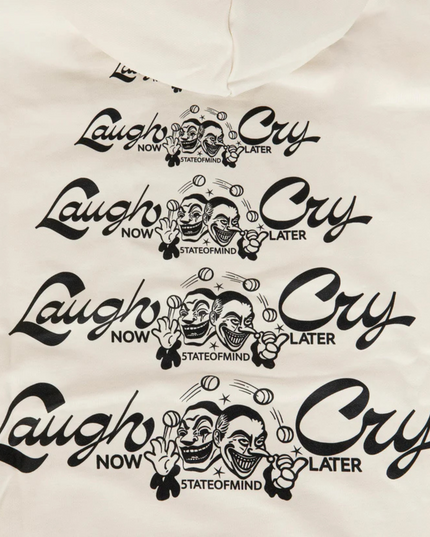5TATE OF MIND Felpa con cappuccio "Laugh Now Cry Later"