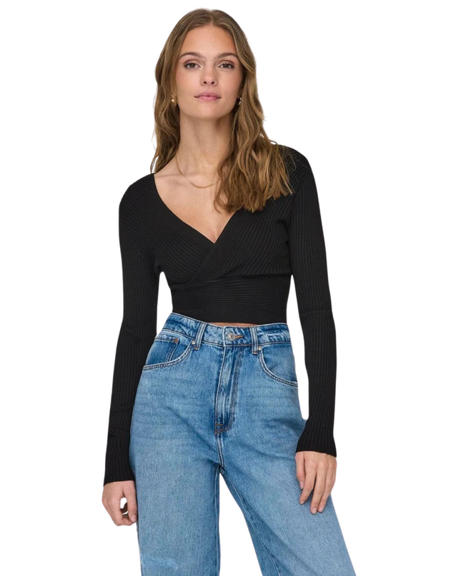 Only top manica lunga donna