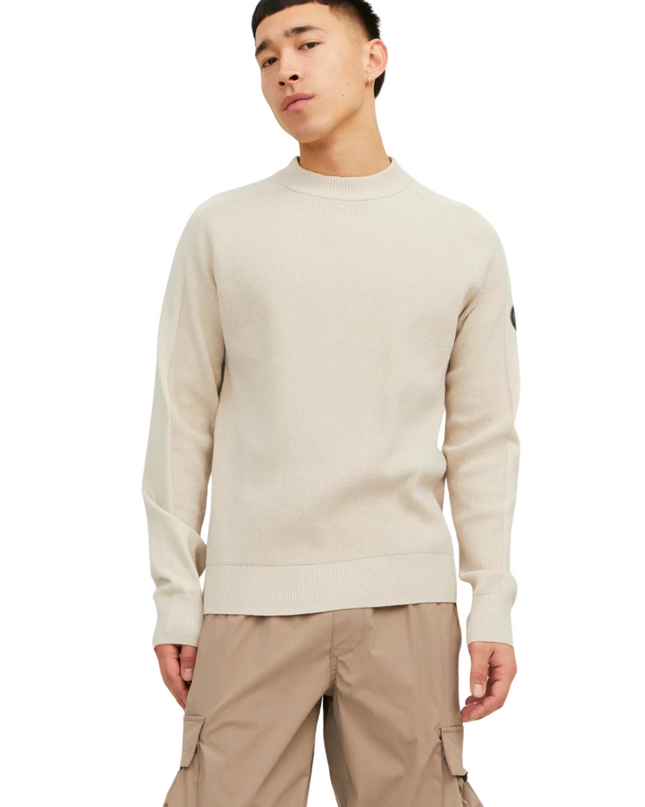 Jack&Jones pullover a coste collo a lupetto