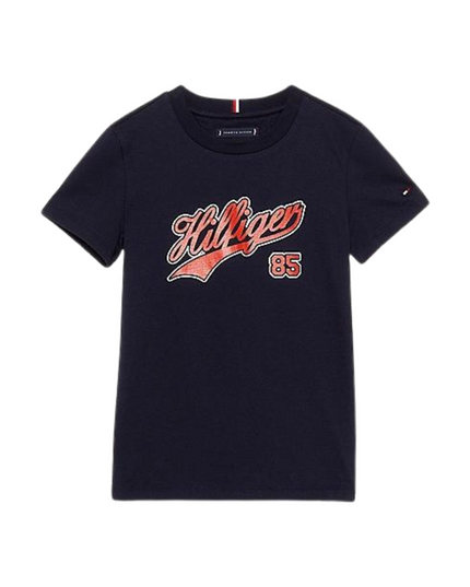 Tommy Hilfiger t-shirt con logo in corsivo.