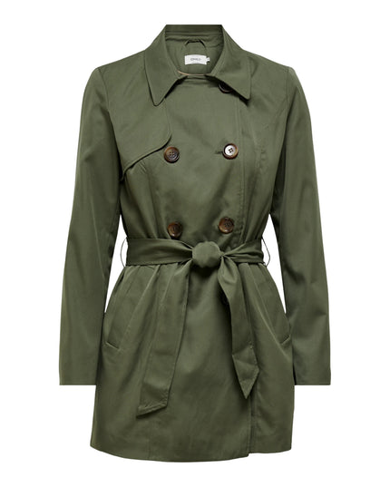 Only Trench Onlvalerie Donna Verde