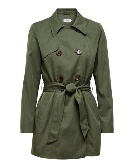 Only Trench Onlvalerie Donna Verde