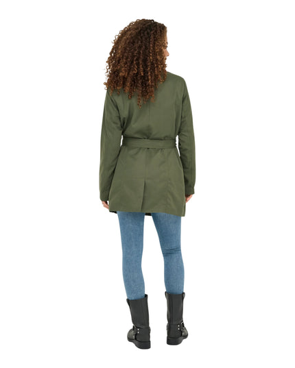 Only Trench Onlvalerie Donna Verde