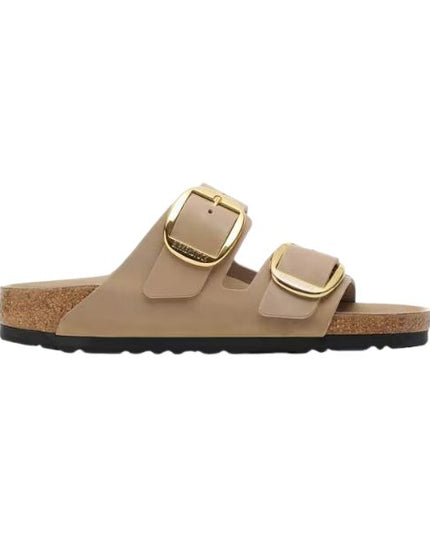 Birkenstock Arizona Big Buckle in pelle oliata Tobacco Brown