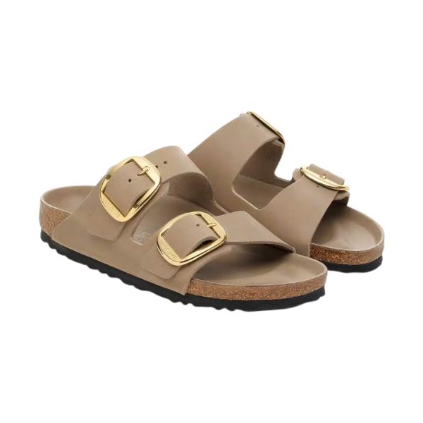 Birkenstock Arizona Big Buckle in pelle oliata Tobacco Brown